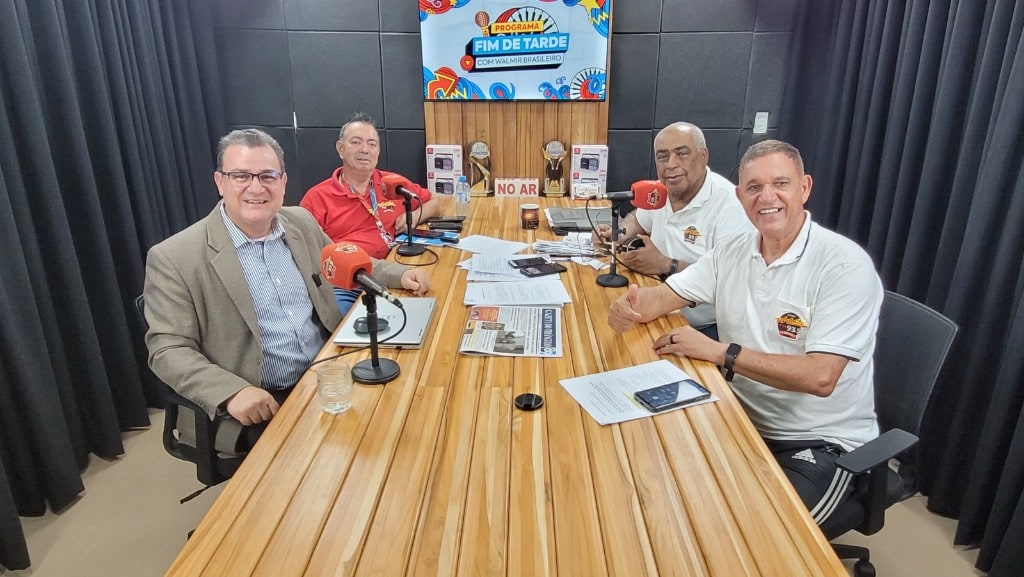Mário Júnior no Programa Fim de Tarde com Walmir Brasileiro